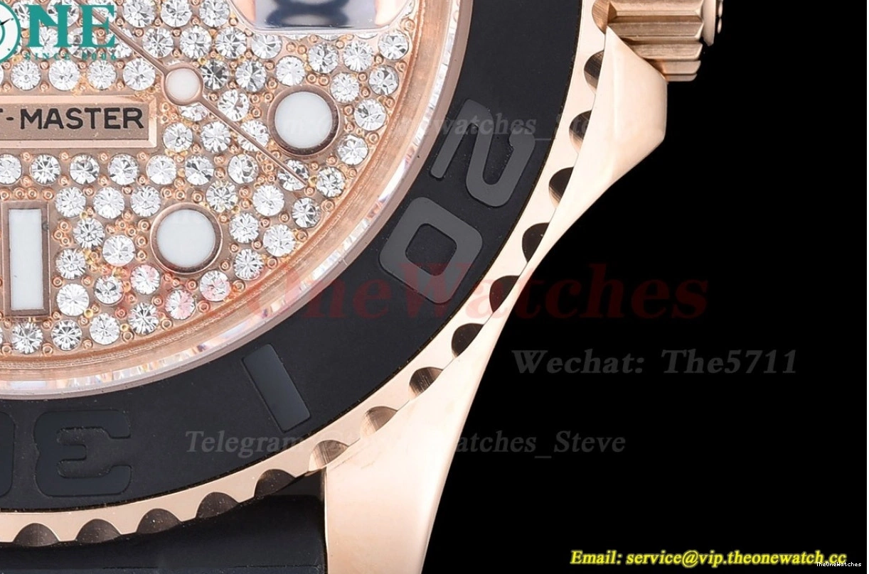 Diamond 126655 MY8215 GDF Dot Yacht-Master SS RG 40mm 0304